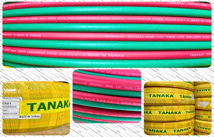 DÂY ĐÔI OXY/GAS TANAKA(ỐNG HÀN GIÓ ĐÁ TANAKA)