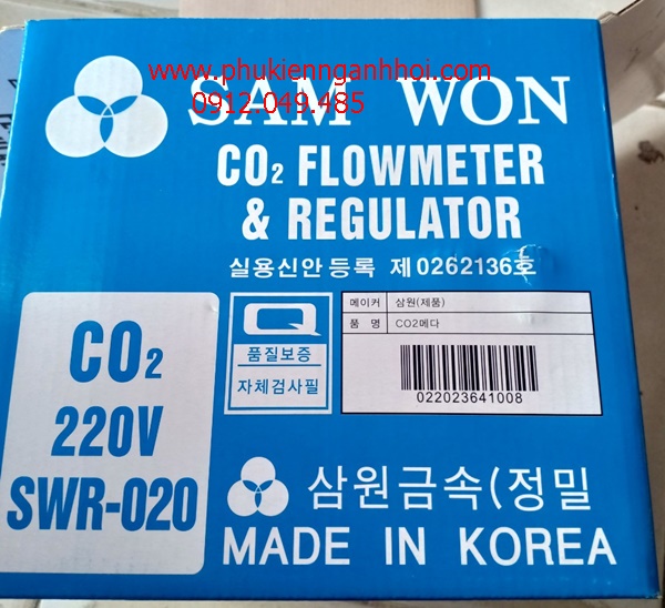 đồng hồ co2 samwon