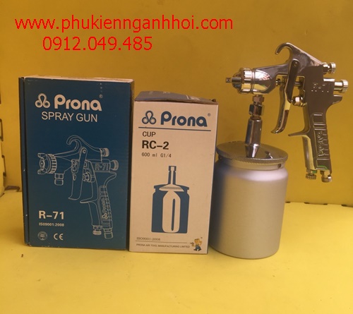 Bộ súng phun sơn dầu PU Prona R-71